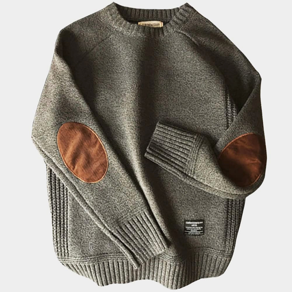Herrenpullover - O-Ausschnitt & gerade Silhouette