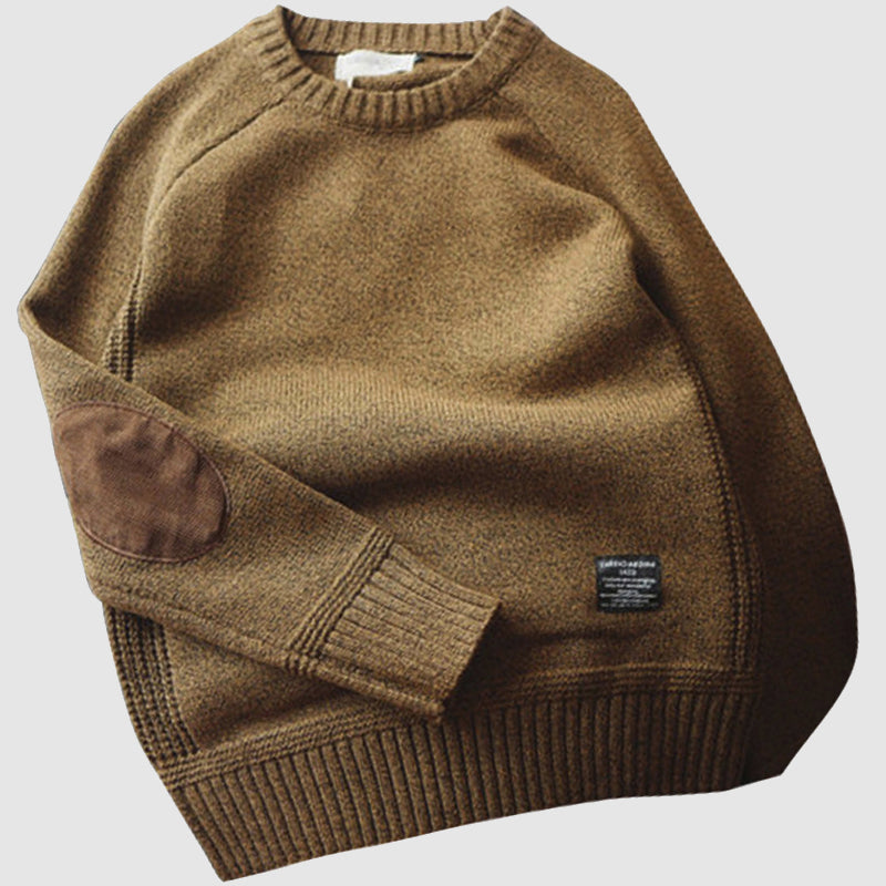 Herrenpullover - O-Ausschnitt & gerade Silhouette