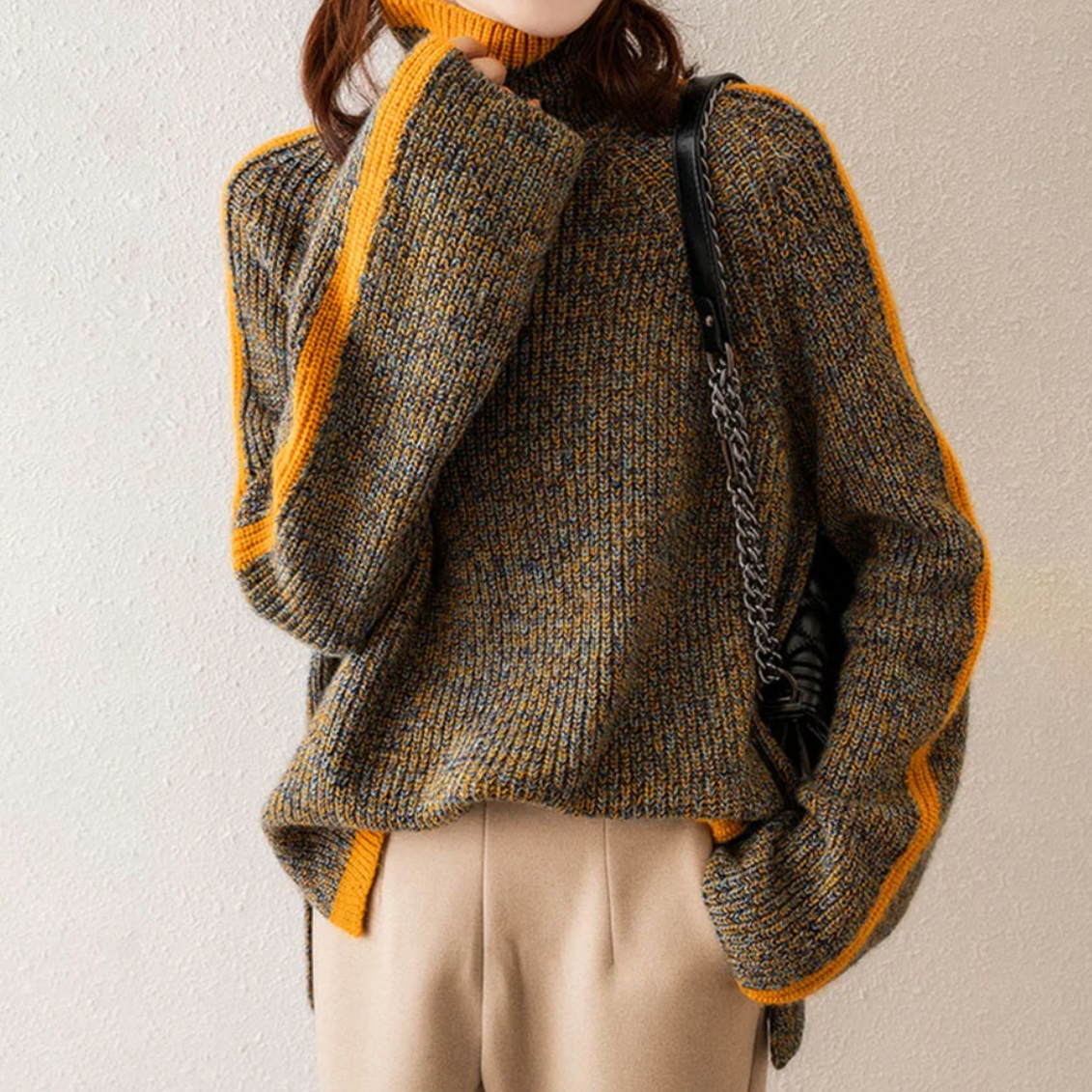 Damen Strickpullover Winter