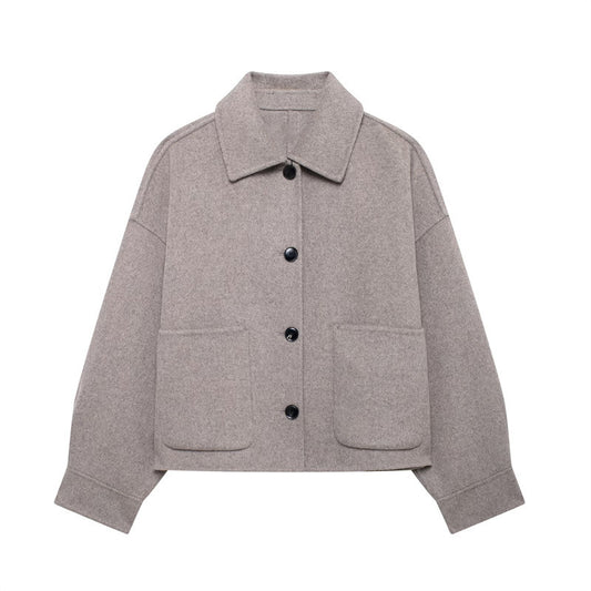 Damen Jacke | Knopf Daunenjacke Winter