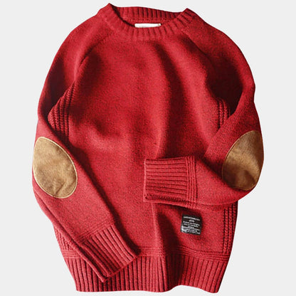 Herrenpullover - O-Ausschnitt & gerade Silhouette