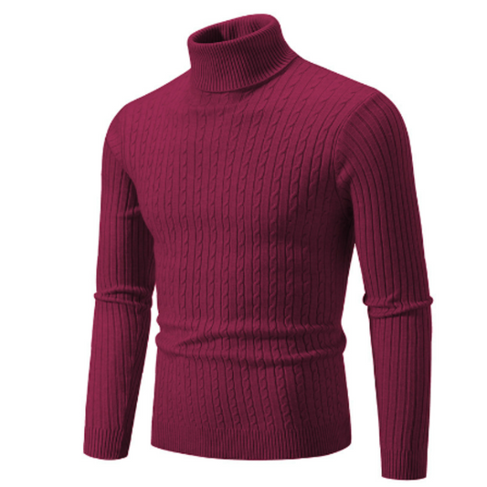 Herren Rollkragenpullover Winter